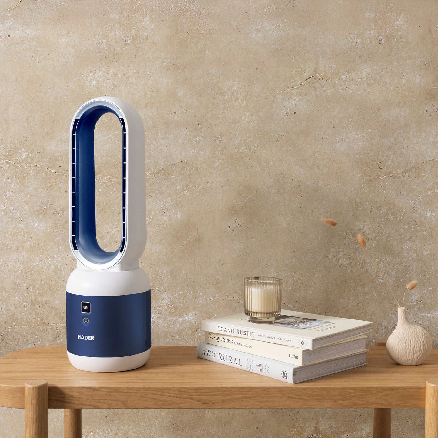 Haden Bladeless Table Fan Blue
