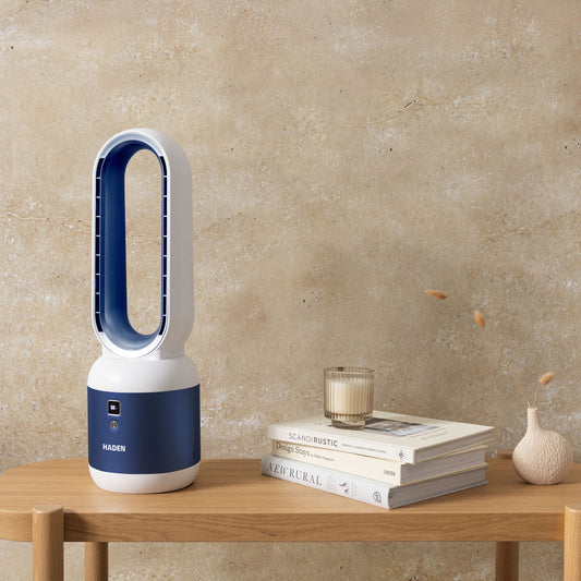 Haden Bladeless Table Fan Blue