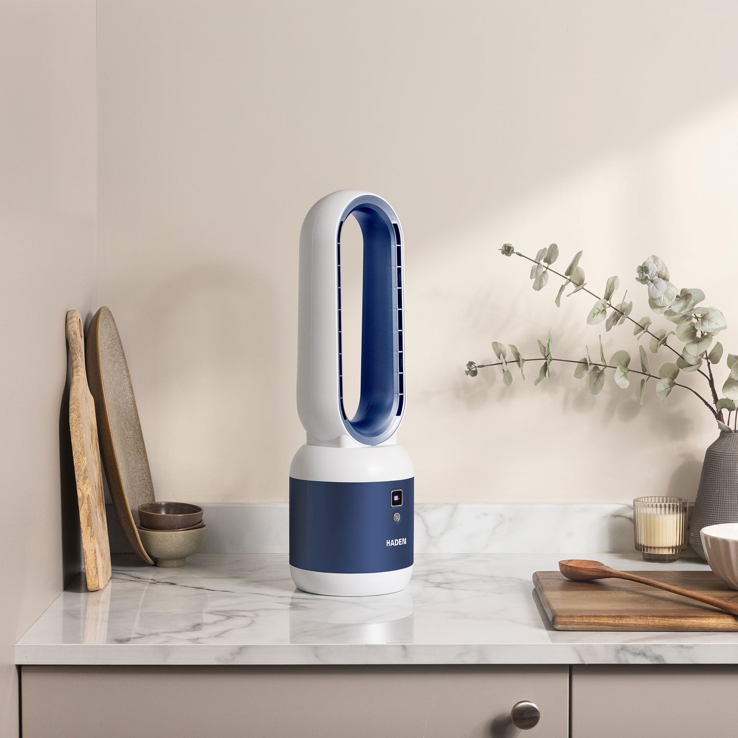 Haden Bladeless Table Fan Blue