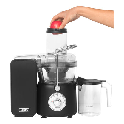 Haden 1L Juicer Black Juicer Haden