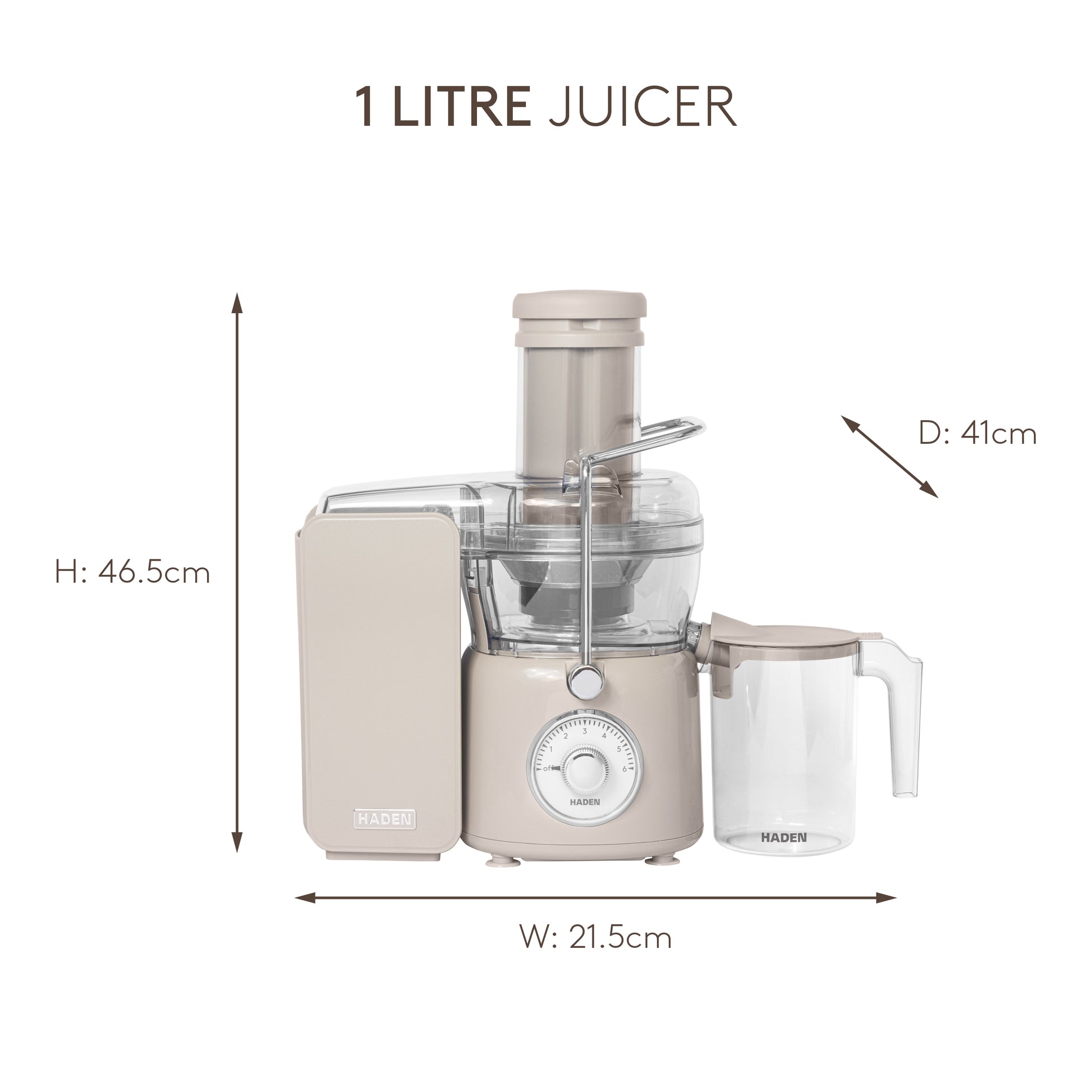 Haden 1L Juicer Putty Juicer Haden