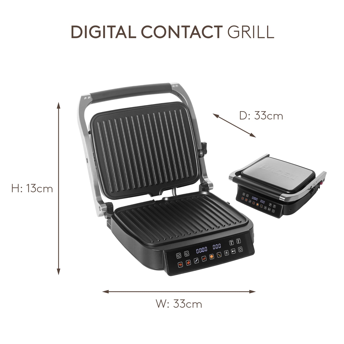 Haden Digital Contact Grill Electric Grill Haden