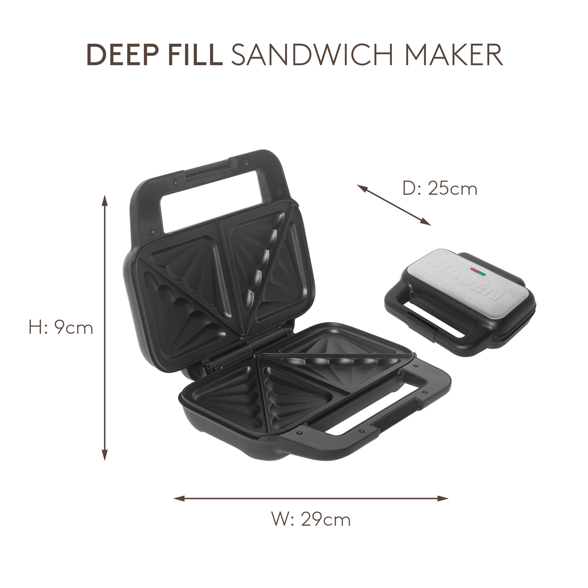 Haden Deep Fill Sandwich Maker Sandwich Maker Haden