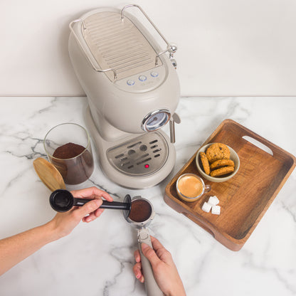 Haden Barista Espresso Machine Putty Beige Coffee machine Haden