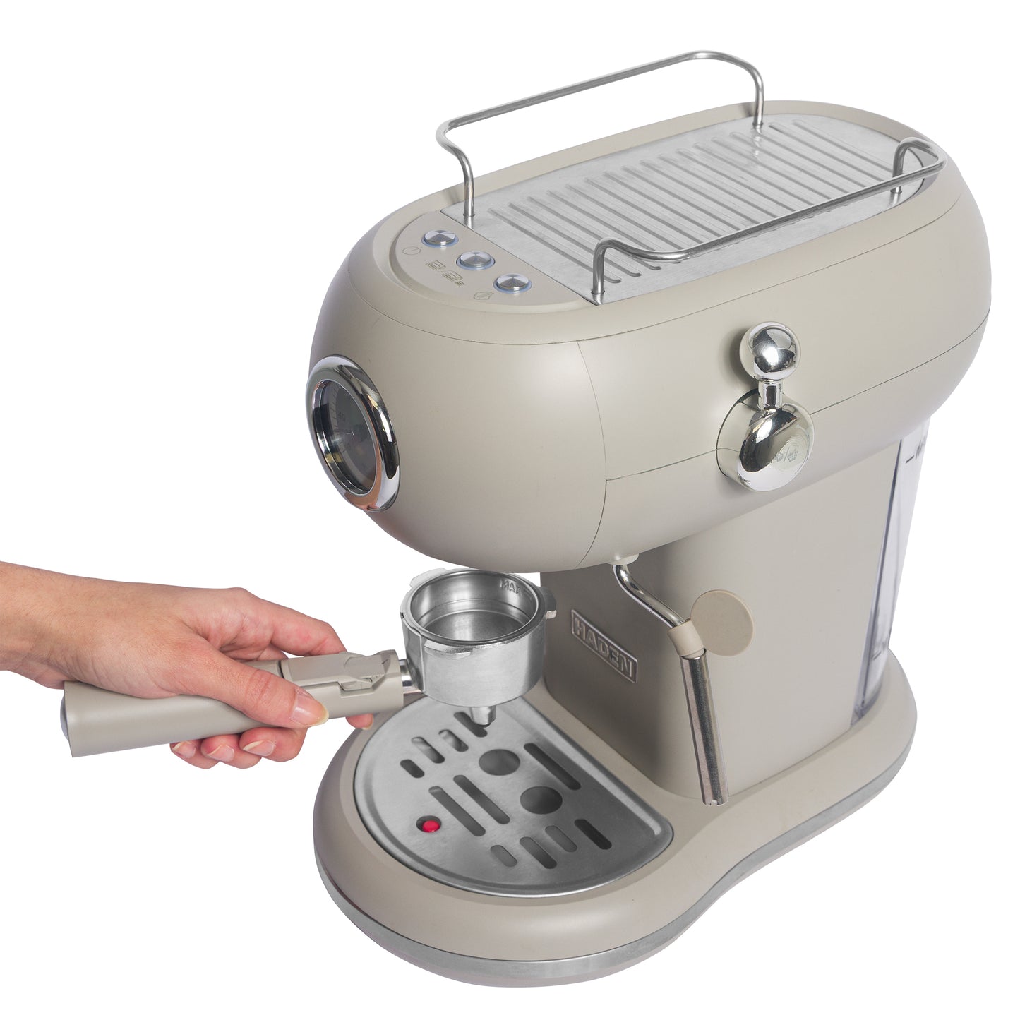 Haden Barista Espresso Machine Putty Beige Coffee machine Haden