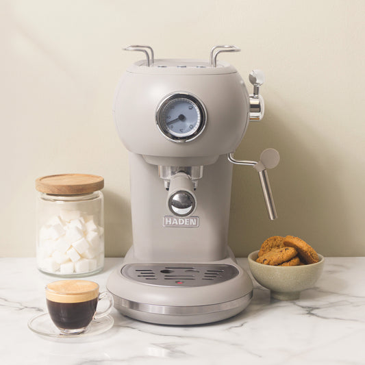 Haden Barista Espresso Machine Putty Beige Coffee machine Haden