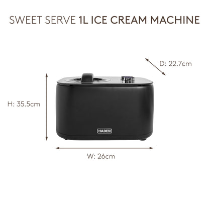 Haden Sweet Serve 1L Ice Cream Maker Haden