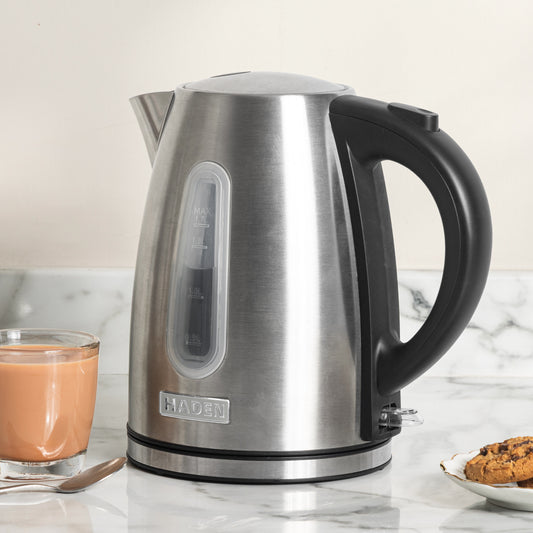 Haden Stoke Brushed Steel Kettle Electric Kettles Haden