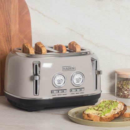 Haden Jersey Putty 4 Slice Toaster Toasters Haden