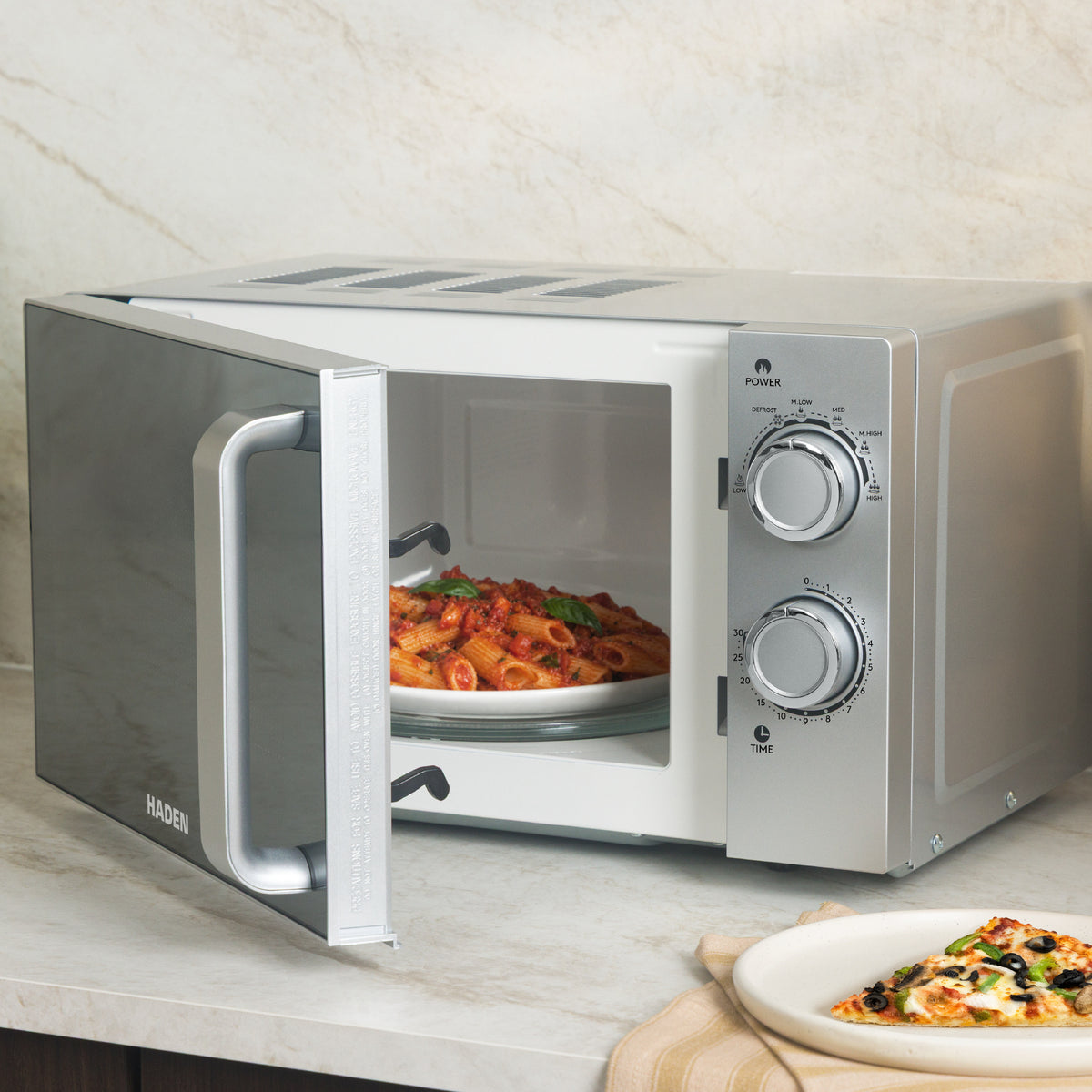 Haden 20L Microwave – Silver Microwave Ovens Haden
