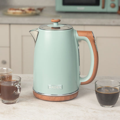 Haden Dorchester Sage Green Digital Variable Temperature Kettle Electric Kettles Haden