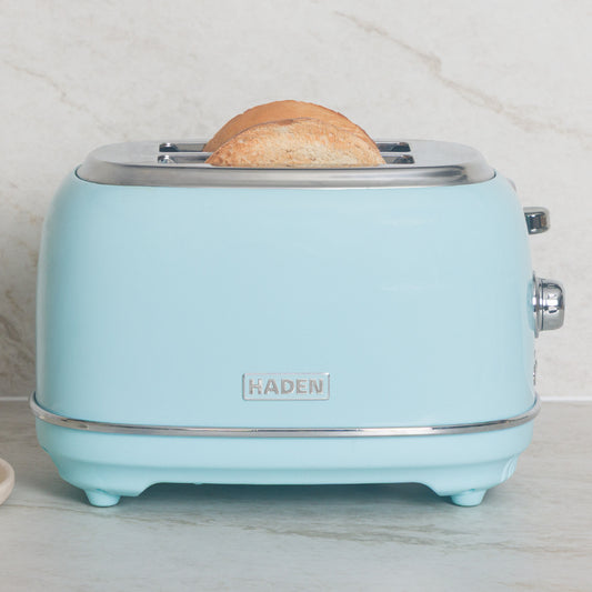Haden Heritage 2 Slice Toaster – Turquoise Blue Toasters Haden