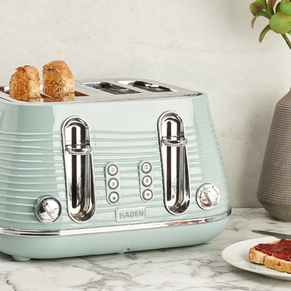Haden Devon 4 Slice Toaster – Eucalyptus Green Toasters Haden
