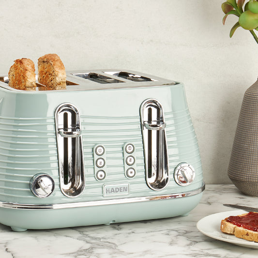 Haden Devon 4 Slice Toaster Eucalyptus Green Toasters Haden