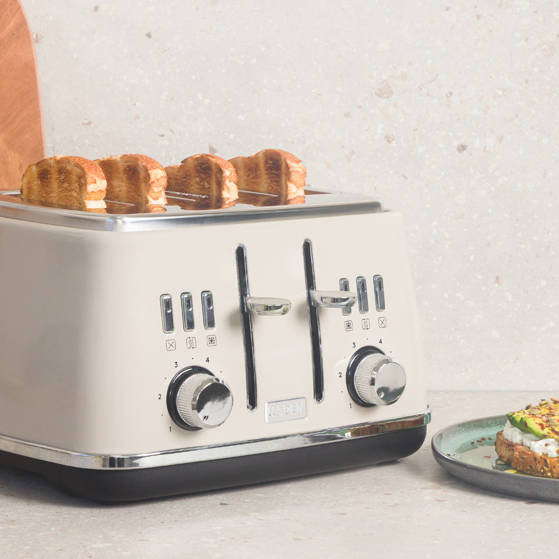 Haden Cotswold 4 Slice Putty Toaster Toasters Haden