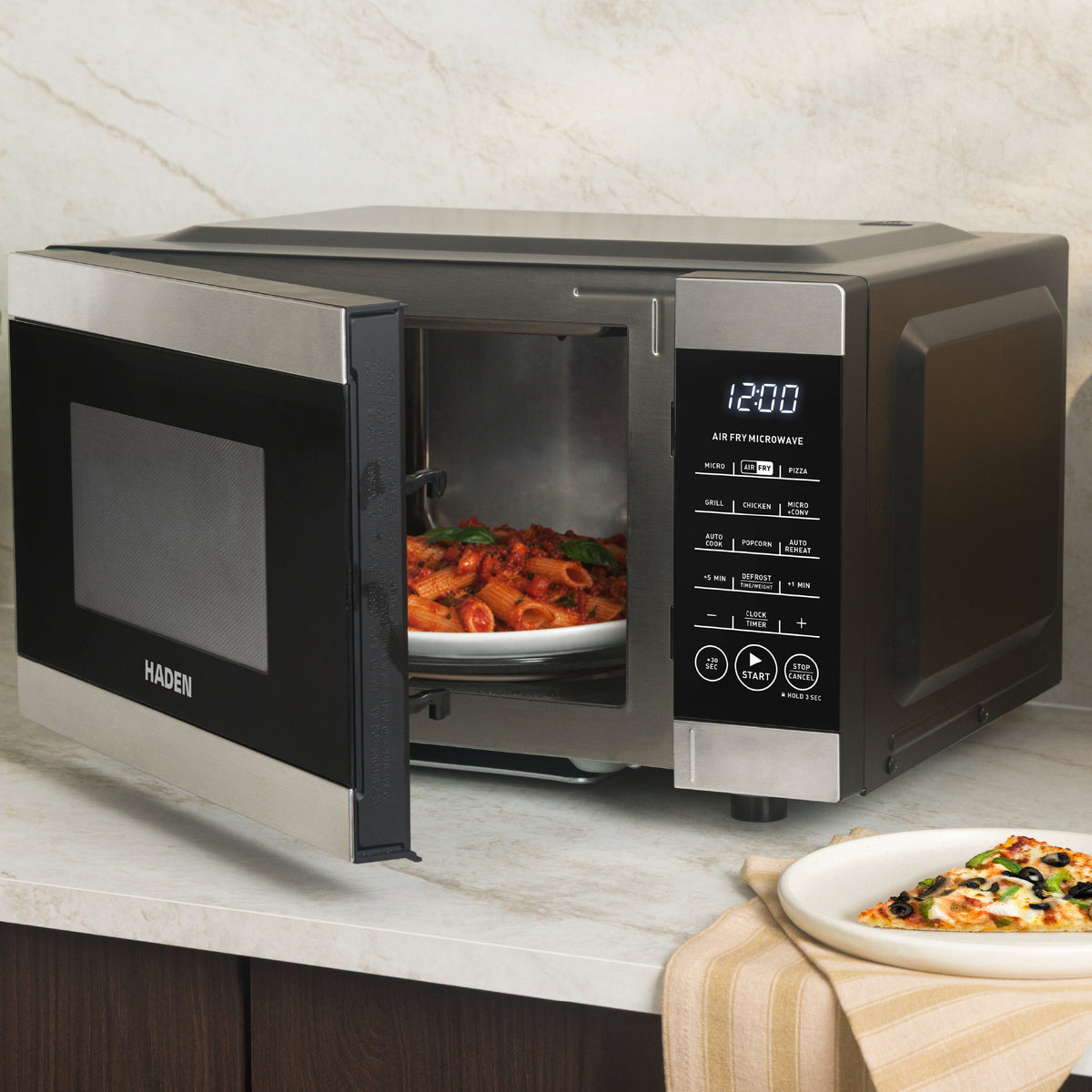 Haden 25L Air Fryer Microwave Oven – Black Microwave Ovens Haden