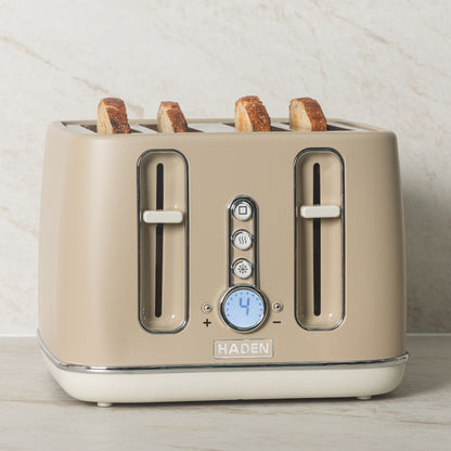 Haden Dorchester 4 Slice Toaster Cashmere Beige Toasters Haden