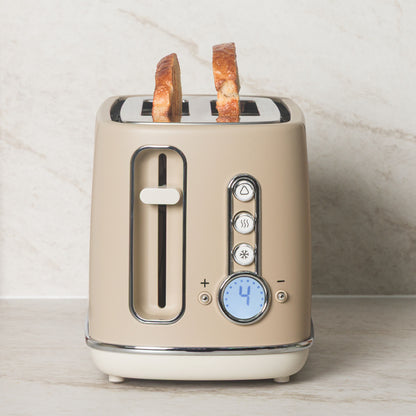 Haden Dorchester 2 Slice Toaster Cashmere Beige Toasters Haden