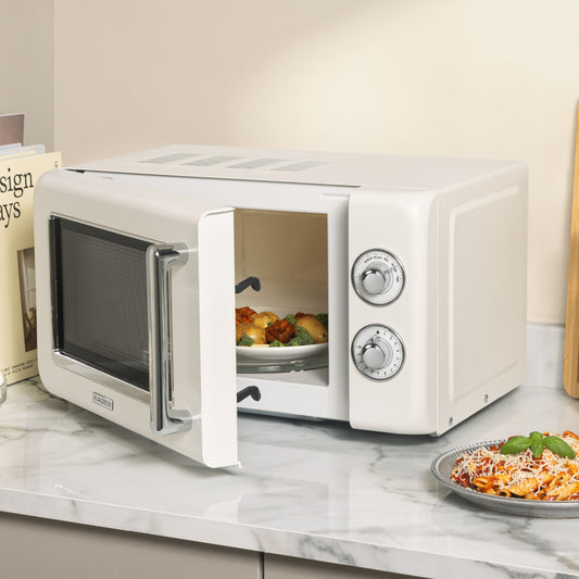 Haden 17L Retro Microwave – Cream Microwave Ovens Haden