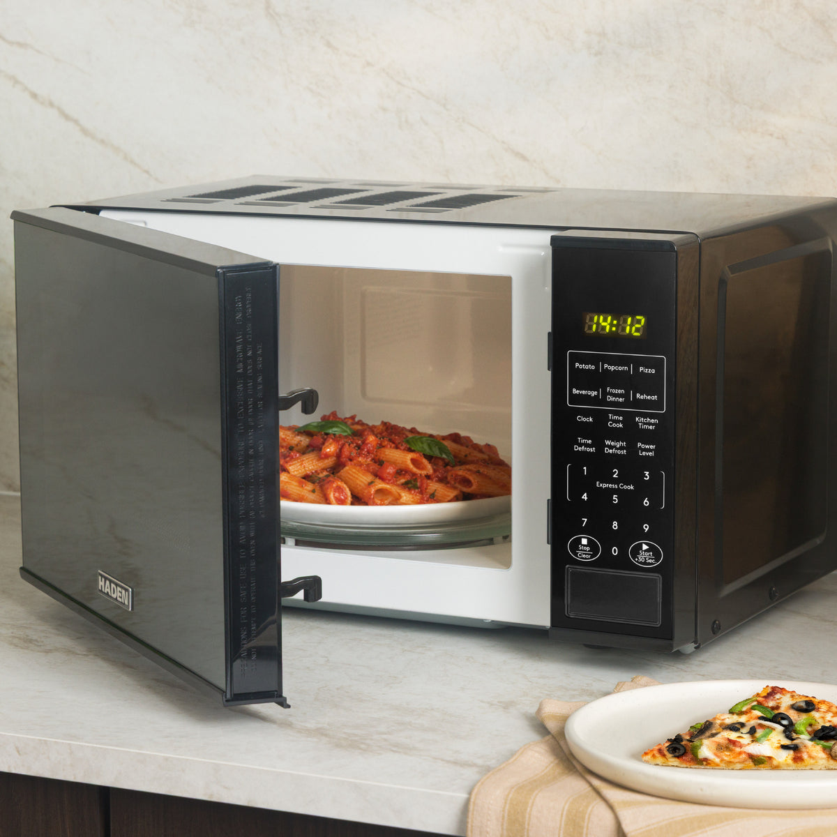 Haden 20L Touch Control Microwave – Black Microwave Ovens Haden