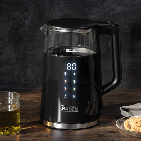 Haden 1.7L Sensor Kettle – Black Electric Kettles Haden