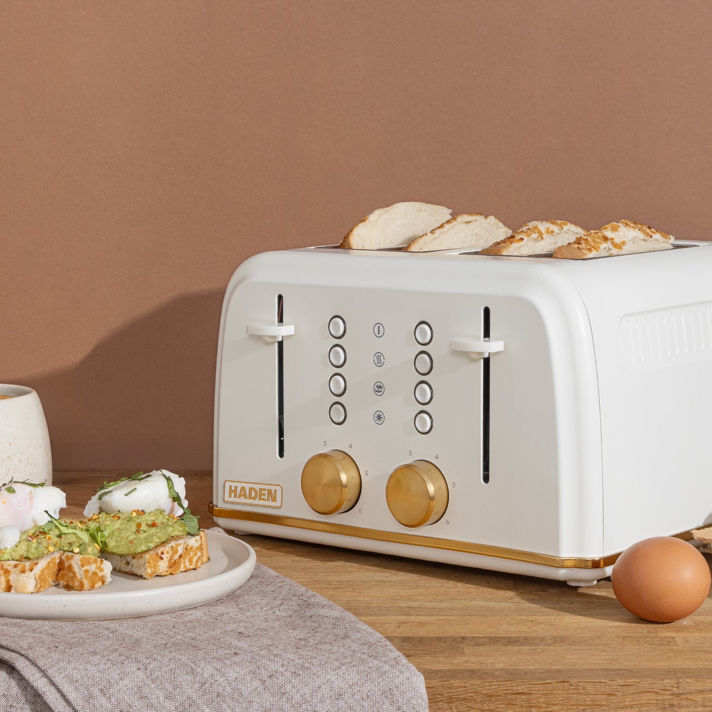 Haden Banbury 4 Slice Toaster Sour Cream