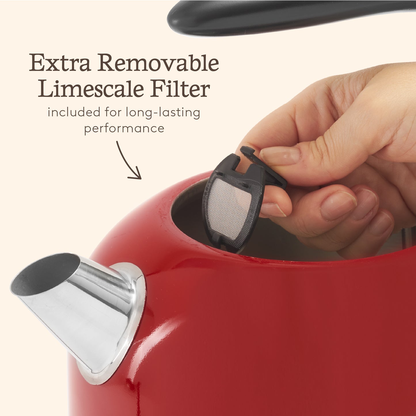 Haden Jersey Red Kettle Electric Kettles Haden