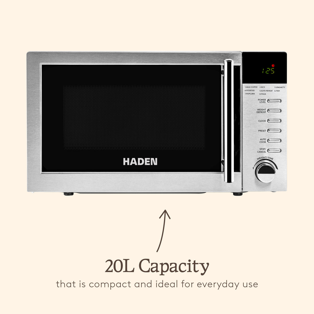 Haden Stainless Steel Exterior Microwave Microwave Ovens Haden