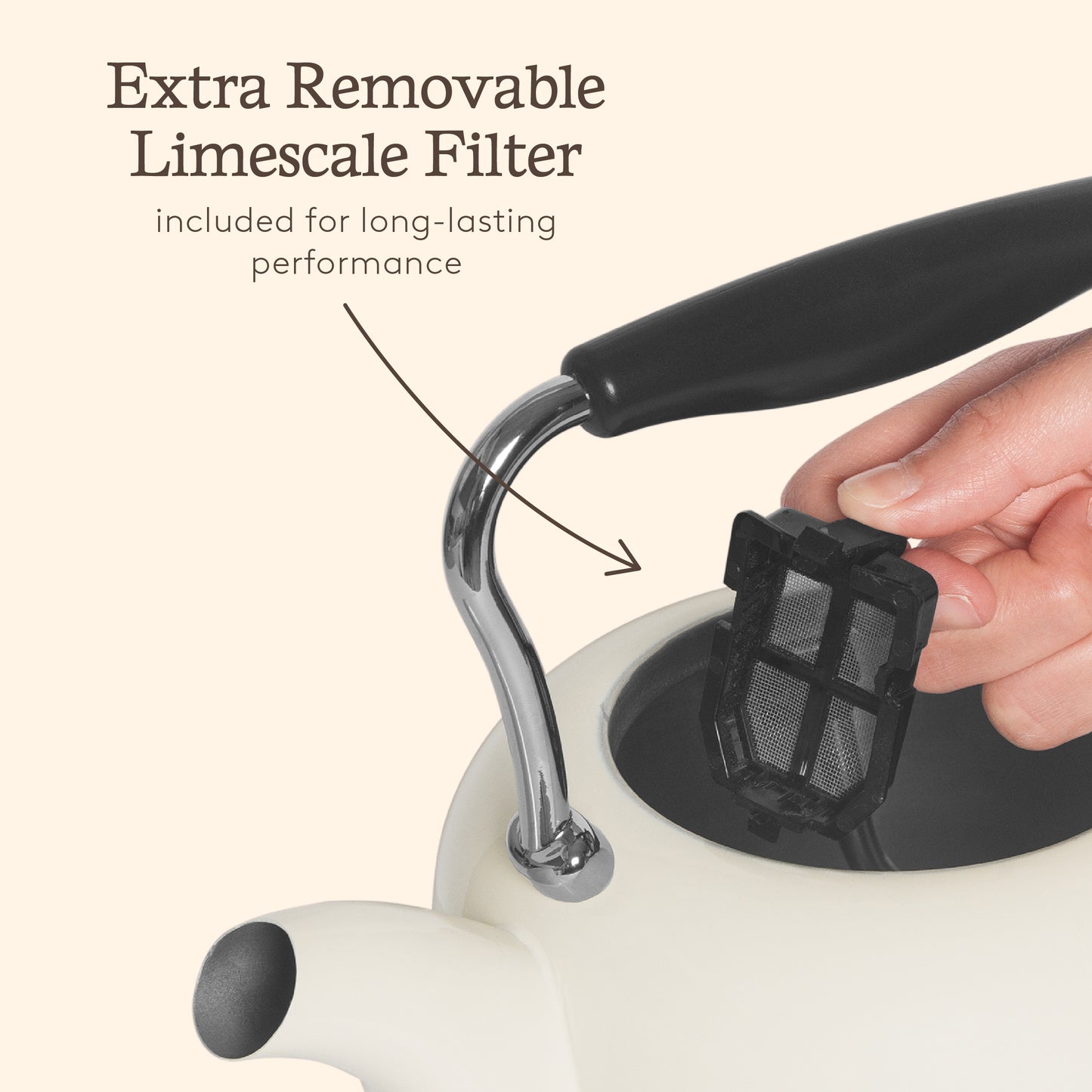 Haden Highclere Cream Kettle Electric Kettles Haden