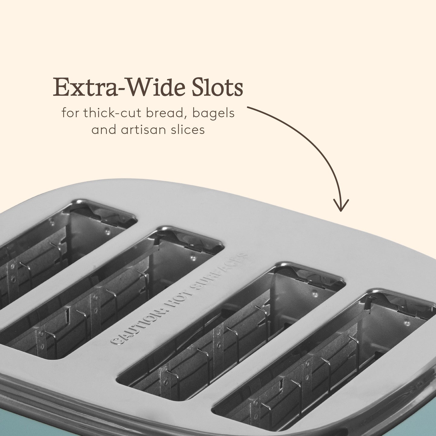 Haden Highclere Poole Blue 4 Slice Toaster Toasters Haden