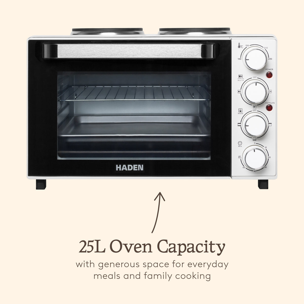 Haden 25L Tabletop Mini Oven Ovens Haden