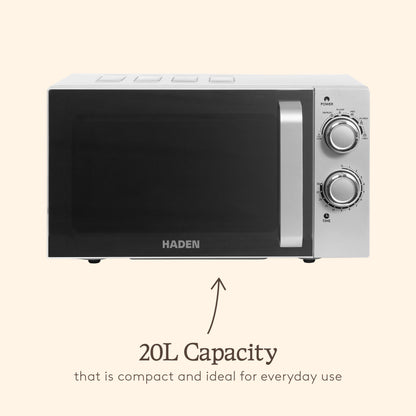 Haden 20L Microwave Silver Microwave Ovens Haden