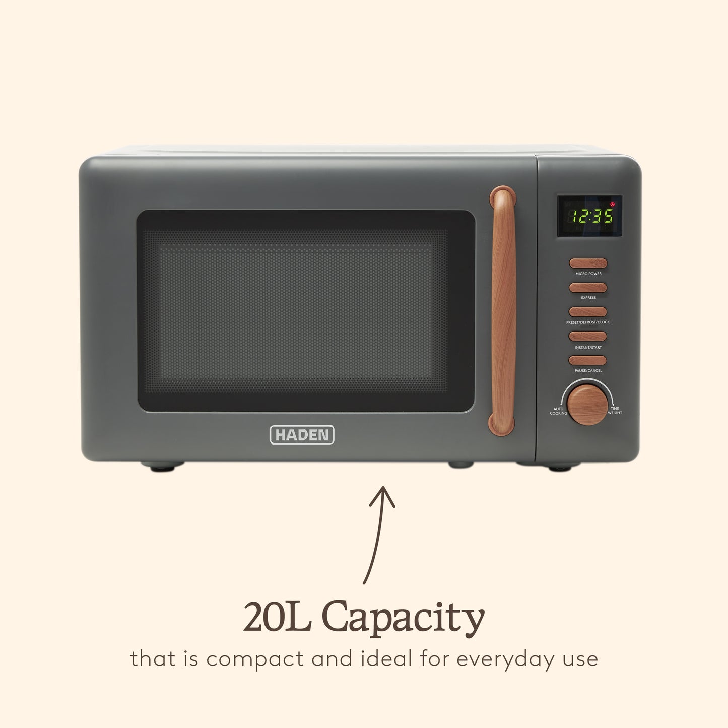 Haden Dorchester Grey Microwave Microwave Ovens Haden