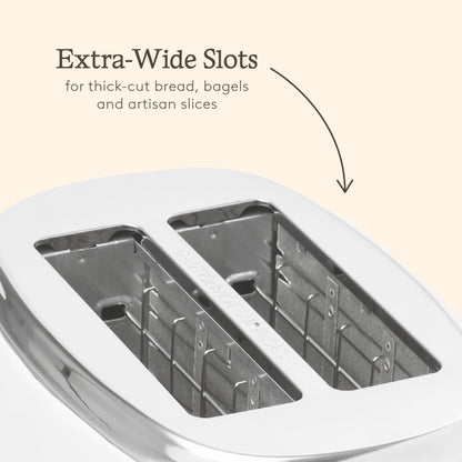Haden Heritage 2 Slice Toaster – Ivory White Toasters Haden