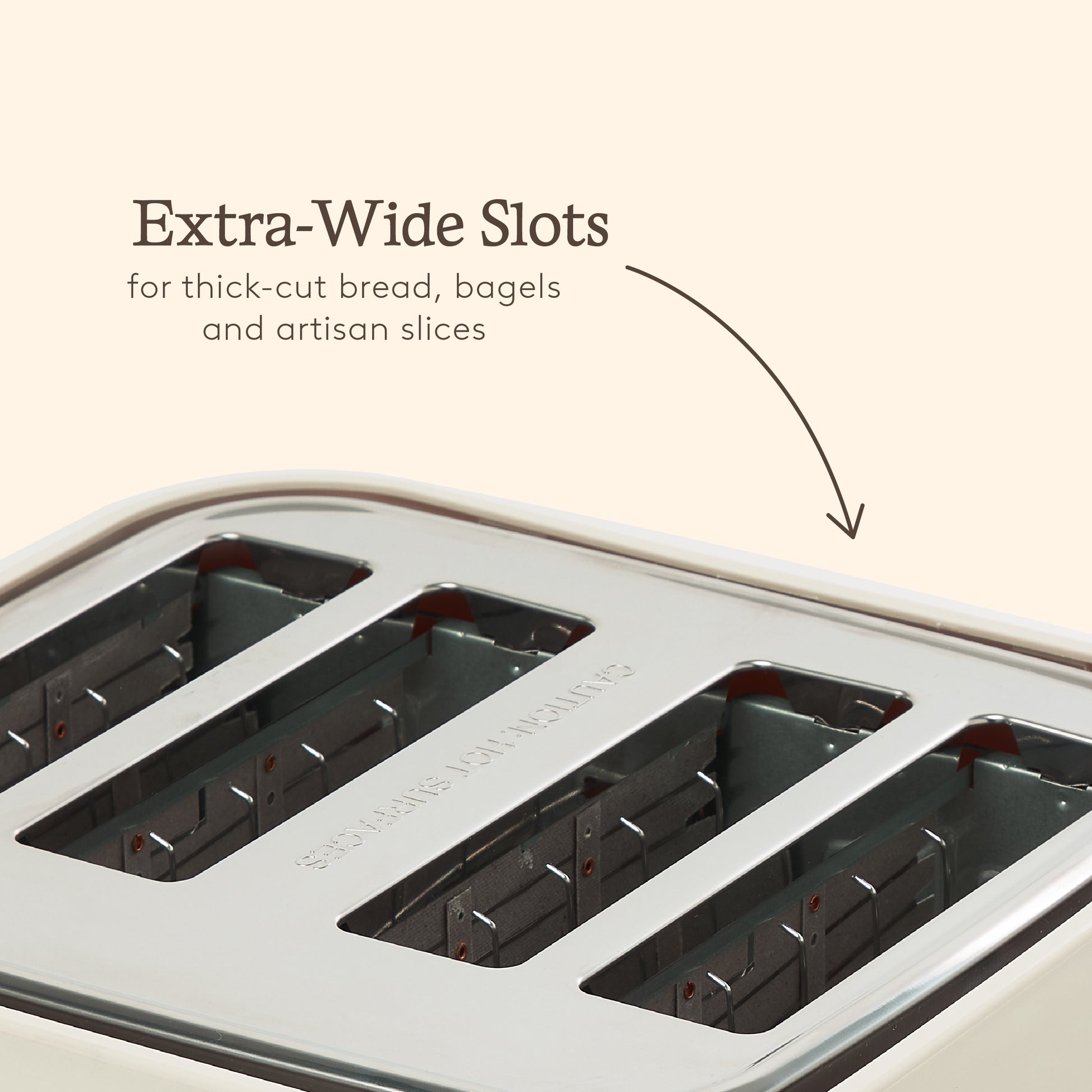 Haden Devon 4 Slice Toaster Cream Toasters Haden