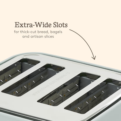 Haden Devon 4 Slice Toaster – Eucalyptus Green Toasters Haden