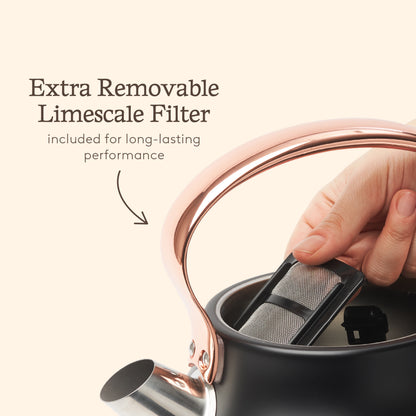 Haden Heritage Kettle – Black & Copper Kitchen Haden