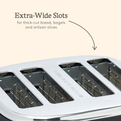 Haden Heritage 4 Slice Toaster – Black & Copper