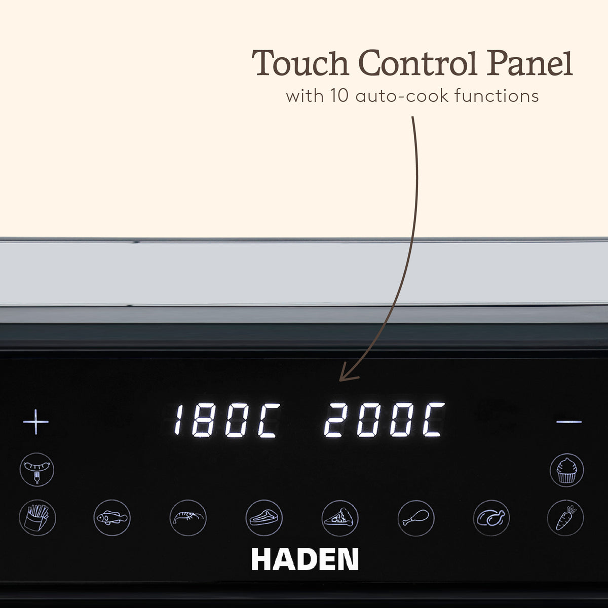Haden 9.5L Dual Air Fryer – Black Haden