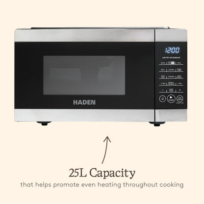 Haden 25L Air Fryer Microwave Oven – Black Microwave Ovens Haden