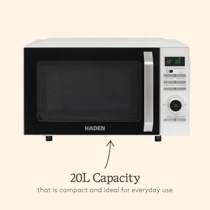 Haden 20L Air Fryer Microwave – White Microwave Ovens Haden