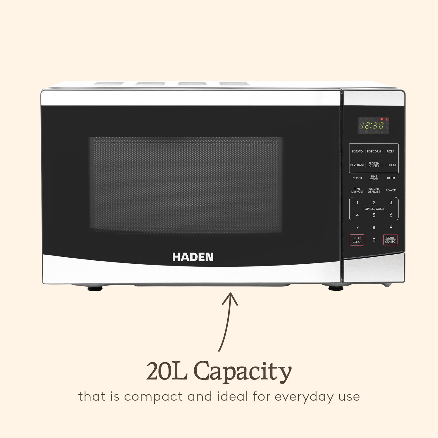 Haden 20L 800W Digital Microwave Microwave Ovens Haden