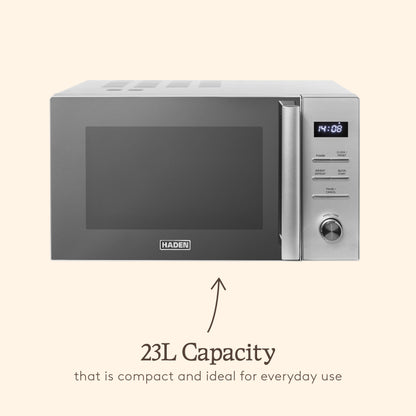 Haden 23L 900W Digital - Stainless Steel Microwave Ovens Haden