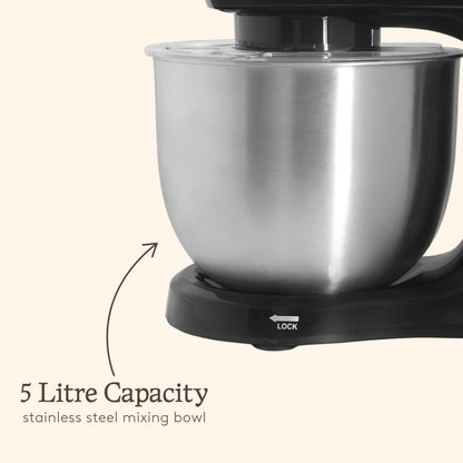 Haden 5L Stand Mixer – Black Food Mixers & Blenders Haden