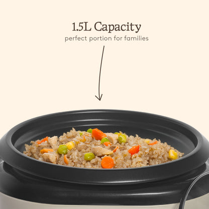Haden 1.5L Rice Cooker – Putty Beige Rice Cooker Haden