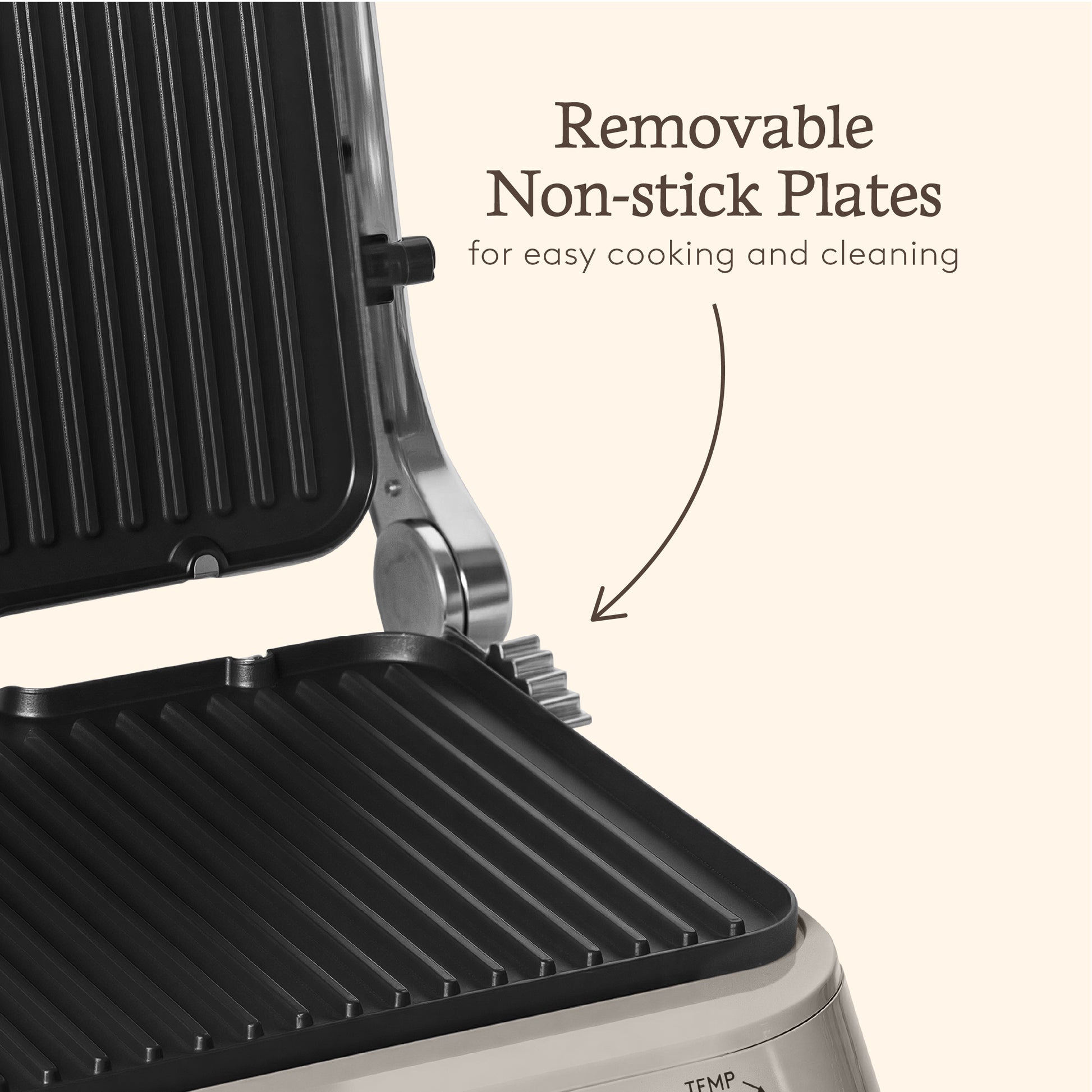 Haden Retro Grill – Putty Beige Electric Grill Haden