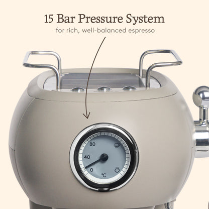 Haden Barista Espresso Machine – Putty Beige Coffee machine Haden