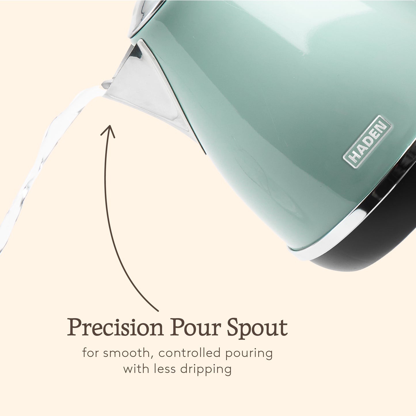Haden Cotswold Sage Kettle Electric Kettles Haden