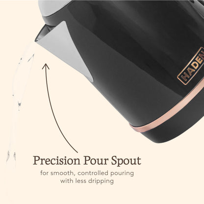 Haden Salcombe Kettle – Black & Copper Electric Kettles Haden
