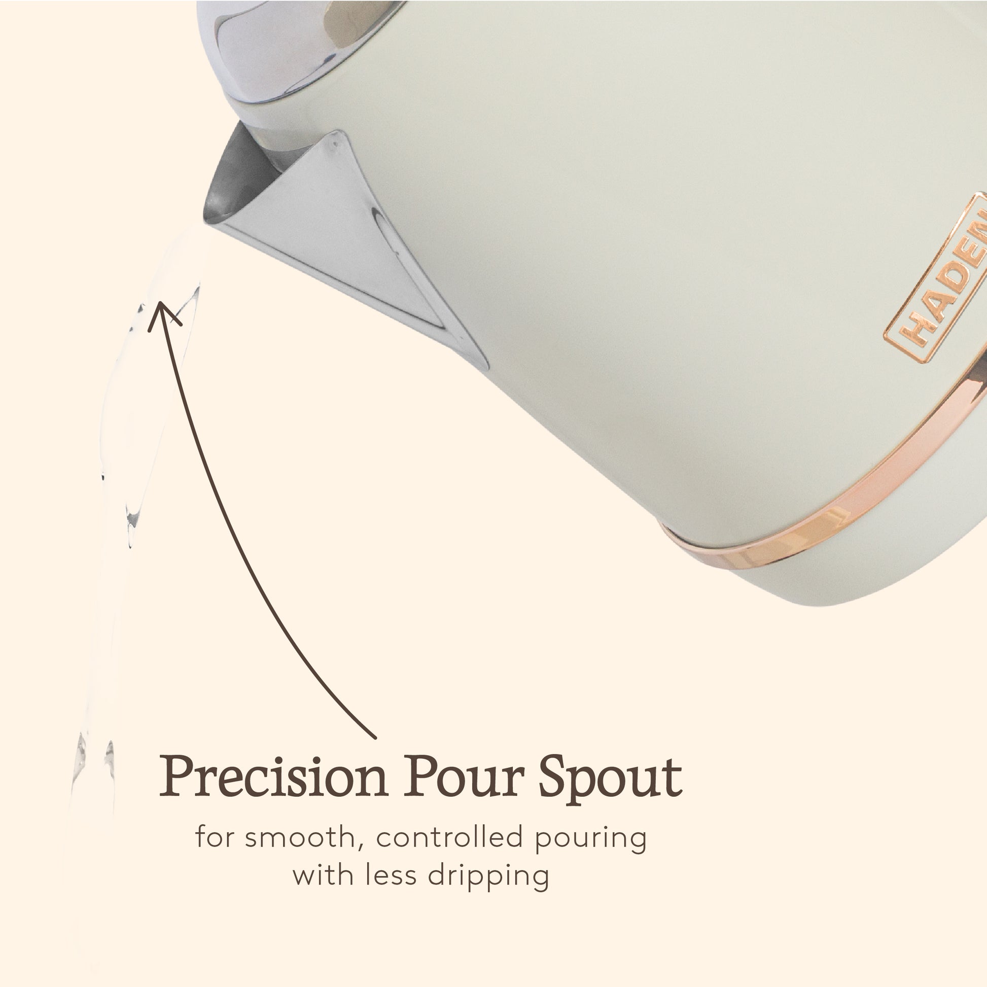 Haden Salcombe Kettle – Cream & Copper Electric Kettles Haden